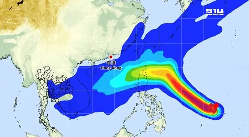 อัปเดตพายุลูกใหม่ "หยินซิ่ง" เช็คเส้นทางพายุ ผลกระทบไทยที่นี่