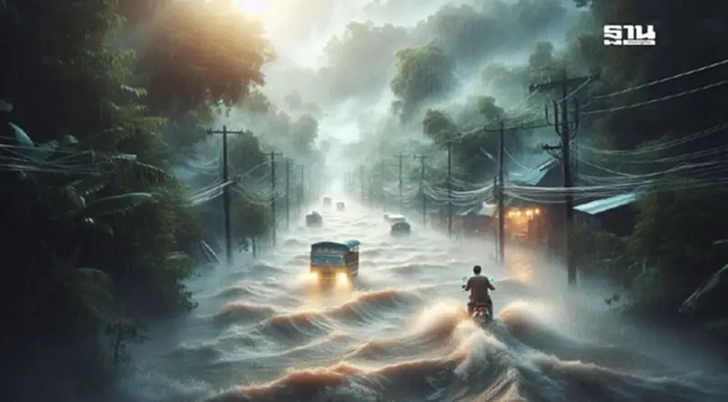 พยากรณ์อากาศภาคใต้ 10-16 พ.ย. 67 เตือนฝนตกหนัก-น้ำท่วมฉับพลัน พยากรณ์อากาศภาคใต้ 10-16 พ.ย. 67 เตือนฝนตกหนัก-น้ำท่วมฉับพลัน