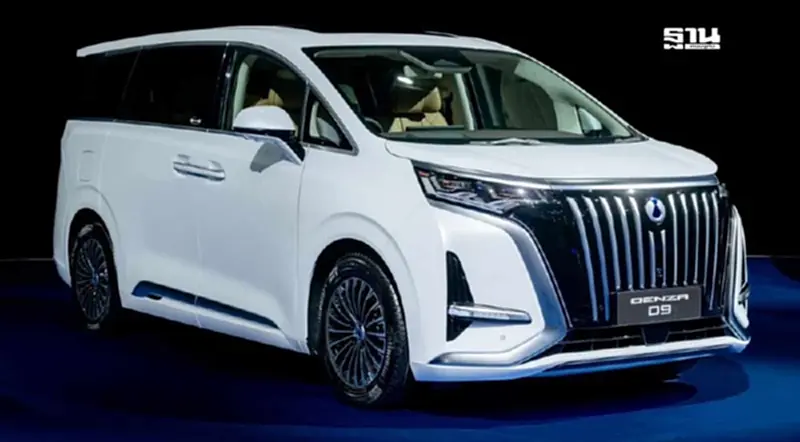 บีวายดี เปิดตัวรถตู้ EV DENZA D9 ราคา 1,999,900 บาท บีวายดี เปิดตัวรถตู้ EV DENZA D9 ราคา 1,999,900 บาท