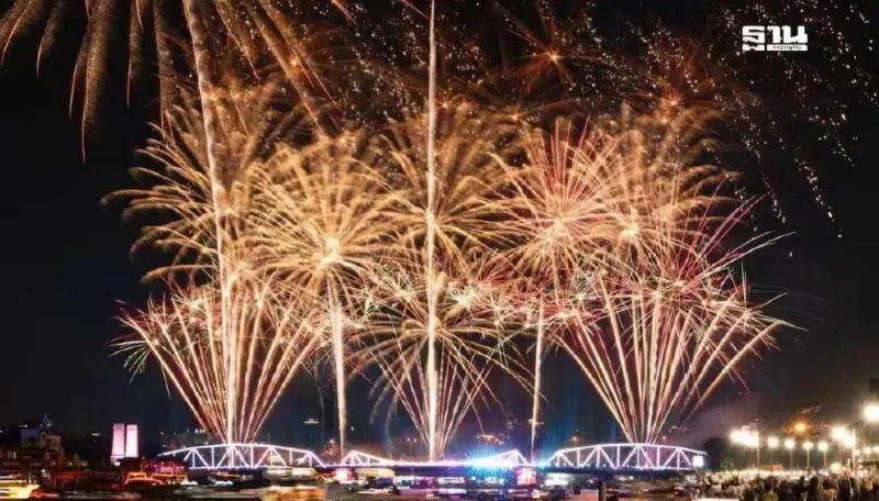 งานวิจิตรเจ้าพระยา 2567 เปิดตารางเวลาแสดงพลุ บินโดรน แสงสีเสียง เจ้าพระยา