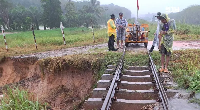“น้ำท่วมภาคใต้” การรถไฟฯ ปรับขบวนรถสายใต้  สถานีต้นทาง-ปลายทาง ชั่วคราว