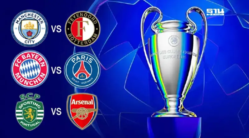 ตารางถ่ายทอดสด ดูบอลสด UCL แมนซิตี้ พบ เฟเยนูร์ด สปอร์ติ้ง พบ อาร์เซนอล ตารางถ่ายทอดสด ดูบอลสด UCL แมนซิตี้ พบ เฟเยนูร์ด สปอร์ติ้ง พบ อาร์เซนอล