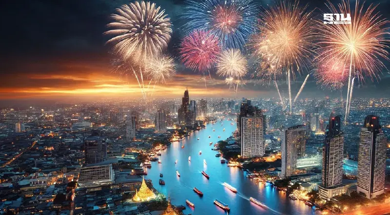 นับถอยหลังเคานต์ดาวน์ รับปีใหม่ 68  ริมเจ้าพระยา คมนาคม เข้ม 3 ท่าเรือ