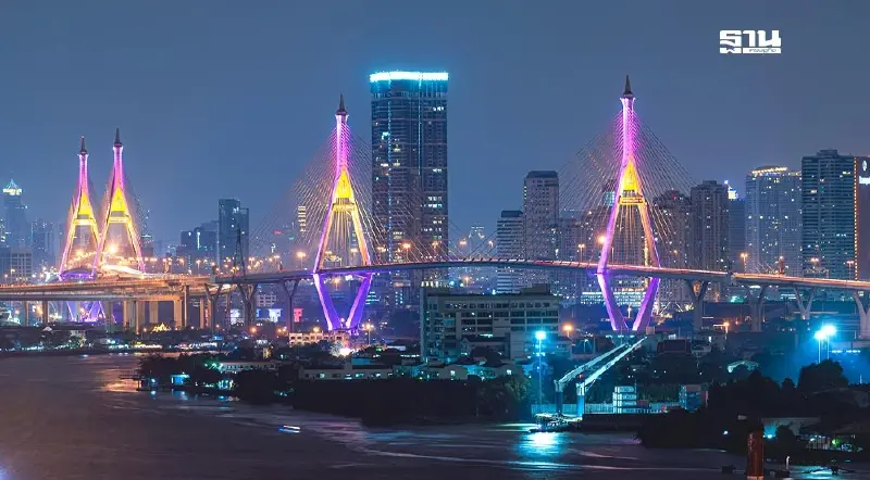 “ทางหลวงชนบท” เปิดไฟประดับสะพาน 6 แห่ง รับเทศกาลปีใหม่ 2568