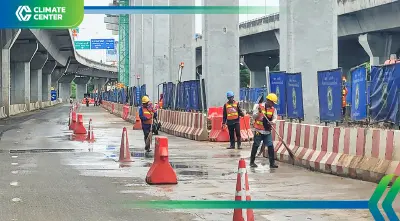 รฟม.  คุมเข้มมาตรการลดฝุ่นละออง PM2.5 ในพื้นที่ก่อสร้างรถไฟฟ้าทุกสาย