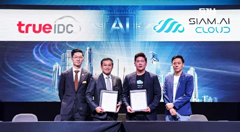“ทรู ไอดีซี” MOU “SIAM AI” ดันไทยเป็น ฮับ AI ดาต้าเซ็นเตอร์ภูมิภาค “ทรู ไอดีซี” MOU “SIAM AI” ดันไทยเป็น ฮับ AI ดาต้าเซ็นเตอร์ภูมิภาค