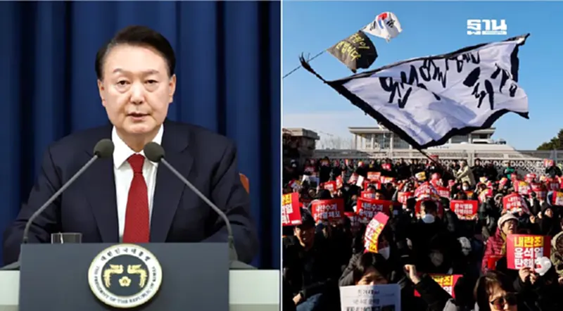 ”ยุน ซอกยอล“ ปธน.เกาหลีใต้ไม่ลาออก พร้อมเผชิญโหวตถอดถอน ”ยุน ซอกยอล“ ปธน.เกาหลีใต้ไม่ลาออก พร้อมเผชิญโหวตถอดถอน