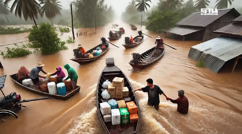 น้ำท่วมใต้ สธ.จัด 244 ทีม ขนยา-เวชภัณฑ์กว่า 2.5 หมื่นชุดช่วยเหลือ