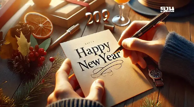 มัดรวมคําอวยพรปีใหม่ 2568 ภาษาอังกฤษ Happy New Year 2025