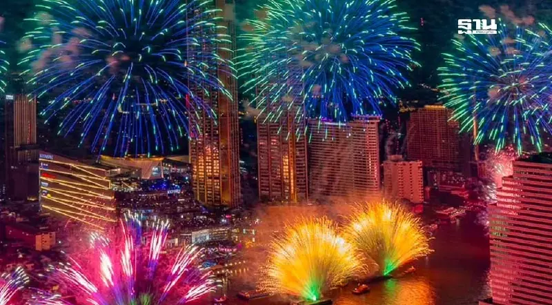 พิกัดจุดชมพลุงานเคาท์ดาวน์ไอคอนสยาม Amazing Thailand Countdown 2025