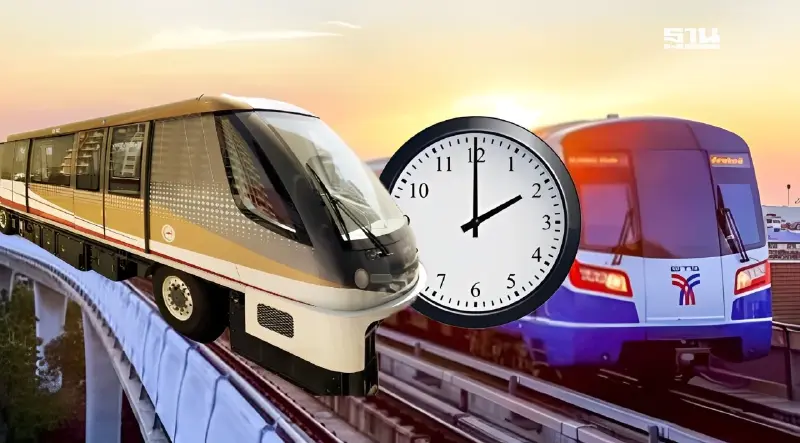เทศกาลปีใหม่ 2568 “รถไฟฟ้าบีทีเอส-สายสีทอง” ขยายเวลาให้บริการถึงตี 2