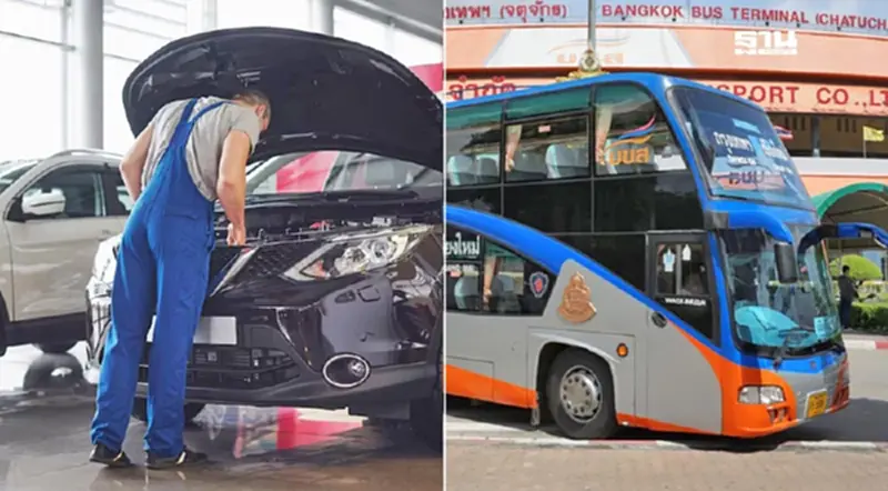 บขส. เปิดตรวจสภาพรถฟรี 20 รายการ ลดค่าโดยสาร 10% ช่วงเทศกาลปีใหม่ 2568 บขส. เปิดตรวจสภาพรถฟรี 20 รายการ ลดค่าโดยสาร 10% ช่วงเทศกาลปีใหม่ 2568