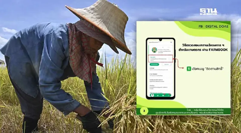 ธ.ก.ส.จ่ายเงินไร่ละ 1000 โอนวันแรก 16 ธ.ค. เช็คสิทธิผ่านแอปฯ Farmbook ธ.ก.ส.จ่ายเงินไร่ละ 1000 โอนวันแรก 16 ธ.ค. เช็คสิทธิผ่านแอปฯ Farmbook