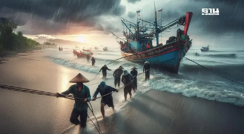 เตือนภาคใต้ 12-16 ธ.ค.67 ฝนตกหนัก คลื่นสูง ระวังน้ำท่วมฉับพลัน