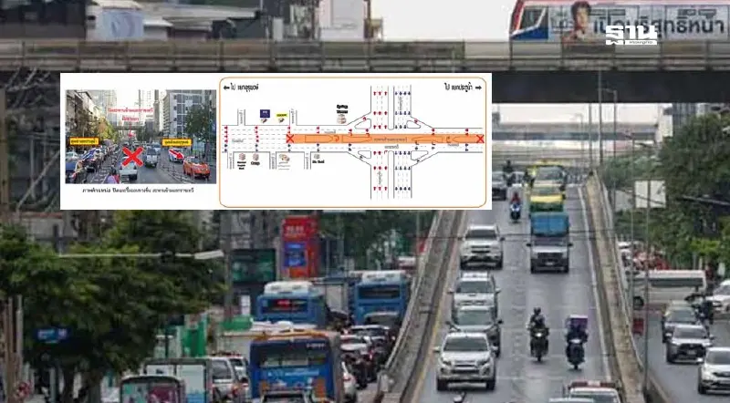 ปักหมุดสถานีราชเทวี รฟม. แจ้งปิดสะพานข้ามแยกราชเทวี  สร้างรถไฟฟ้าสายสีส้ม