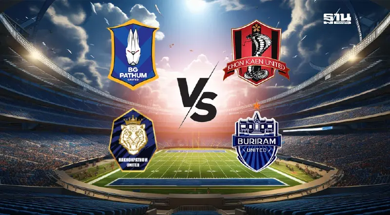 ถ่ายทอดสดไทยลีกวันนี้ นครปฐม vs บุรีรัมย์ - บีจี ปทุม vs ขอนแก่น ถ่ายทอดสดไทยลีกวันนี้ นครปฐม vs บุรีรัมย์ - บีจี ปทุม vs ขอนแก่น