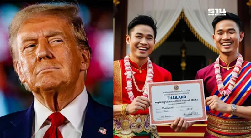 เทียบโลกคู่ขนาน LGBTQ+ ไทยก้าวสู่สมรสเท่าเทียม สหรัฐเผชิญแรงต้านจากทรัมป์ เทียบโลกคู่ขนาน LGBTQ+ ไทยก้าวสู่สมรสเท่าเทียม สหรัฐเผชิญแรงต้านจากทรัมป์