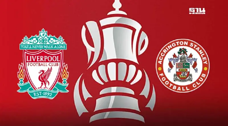 ถ่ายทอดสด FA Cup วันนี้ ลิเวอร์พูล พบ แอคคริงตัน ดูบอลสด 19.15 น. ถ่ายทอดสด FA Cup วันนี้ ลิเวอร์พูล พบ แอคคริงตัน ดูบอลสด 19.15 น.