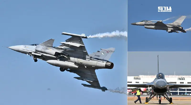 กองทัพอากาศจัดเต็มโชว์บิน F-16 GRIPEN และ AT-6 ชวนน้องๆ เที่ยวงานวันเด็ก