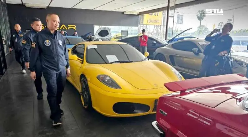 ตำรวจไซเบอร์ อายัดรถหรู 122 คัน เอี่ยวเว็บพนันออนไลน์