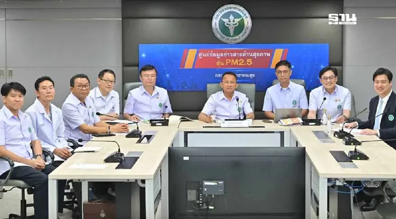 สธ. ปรับ 5 มาตรการเข้ม รับมือฝุ่น PM 2.5 พุ่ง ดูแลสุขภาพคนไทย 