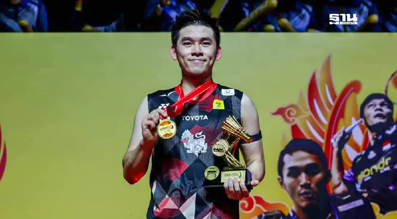 ข่าวดี ผลแบดมินตัน "วิว กุลวุฒิ" คว้าแชมป์ศึกอินโด มาสเตอร์ส 2025