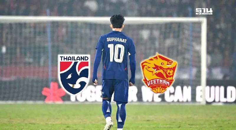 ถ่ายทอดสดบอลไทย VS เวียดนาม 5 ม.ค. 68 ชี้ชะตาฟุตบอลชิงแชมป์อาเซียน