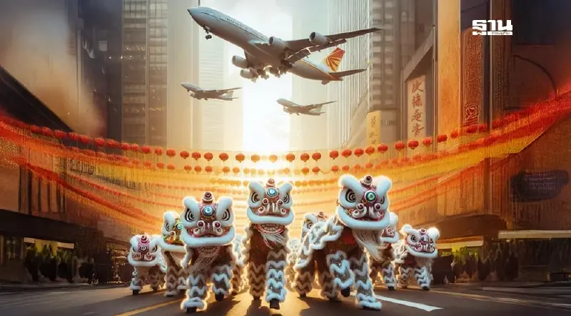 ตรุษจีน 2568 เที่ยวบินเข้าไทยเฉียด 2 หมื่นเที่ยวบิน จีนเที่ยวไทยยังคึกคัก