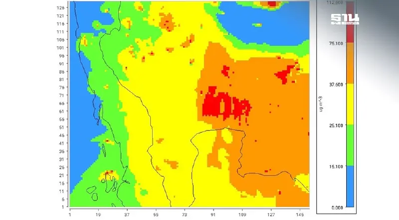 ศกพ. แจ้งเตือน ฝุ่นละอองPM2.5 แนวโน้มสูงสัปดาห์หน้ากระทบสุขภาพระดับสีแดง