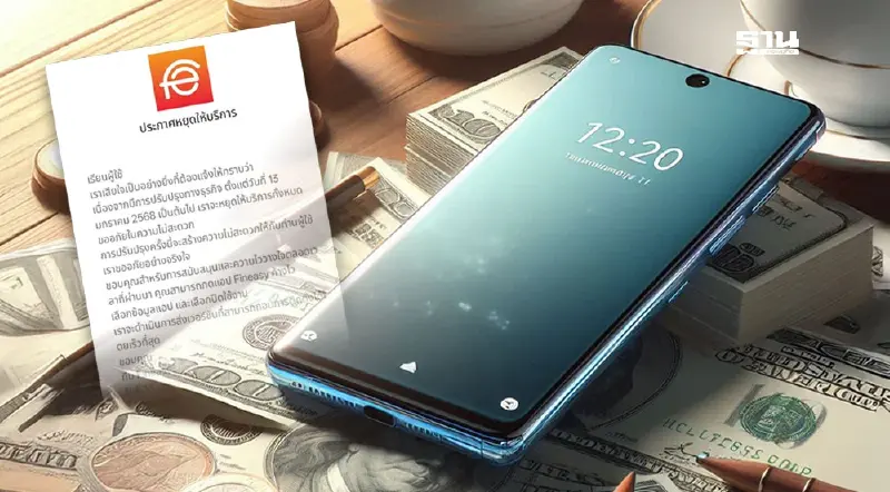 อวสาน! แอปเงินกู้ Fineasy ประกาศยุติการให้บริการอย่างเป็นทางการ