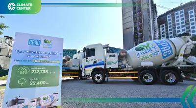 CPAC อัด 140 ล้าน เปลี่ยนรถโม่ผสมคอนกรีตเป็น EV ลด CO2