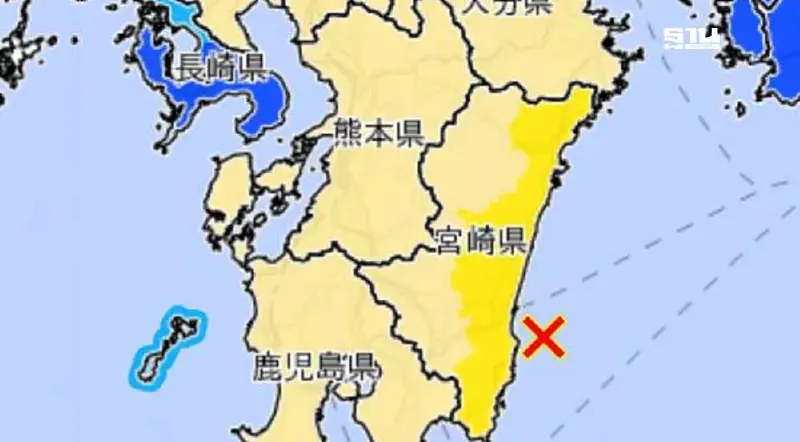 แผ่นดินไหวญี่ปุ่น ขนาด 6.9 กรมอุตุฯสั่งเฝ้าระวังสึนามิในจ.โคจิ-มิยาซากิ