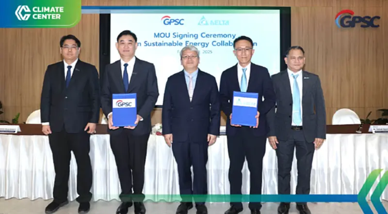 GPSC–เดลต้า ประเทศไทย ดึงพลังงานสะอาดสู่ภาคการผลิต ส่งออกสินค้าคาร์บอนต่ำ GPSC–เดลต้า ประเทศไทย ดึงพลังงานสะอาดสู่ภาคการผลิต ส่งออกสินค้าคาร์บอนต่ำ