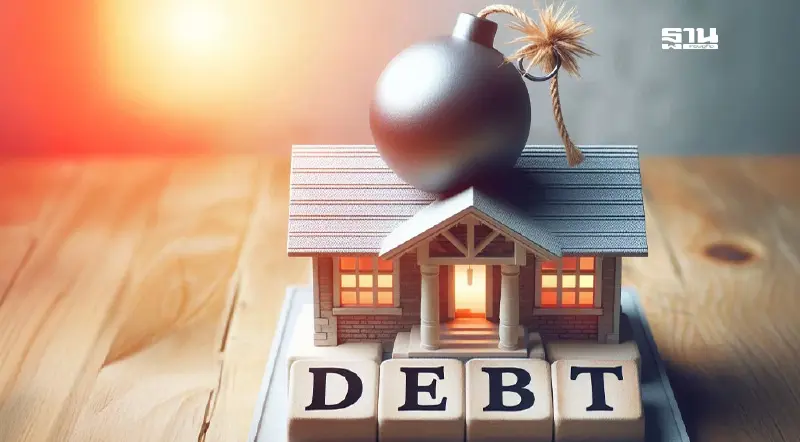 ระเบิดเวลา "หนี้ครัวเรือน" NPL พุ่ง 1.2 ล้านล้าน เสี่ยงเพิ่มหาก GDP โตต่ำ