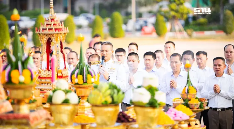 สตม.จัดอุปสมบทหมู่และปฏิบัติธรรมแก่ข้าราชการตำรวจ 44 นาย