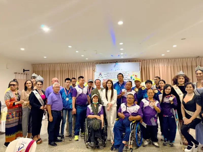 "มาดามหยก" ยินดี "นักกีฬาคนพิการเชียงใหม่" คว้า 40 เหรียญอัญมณีเกมส์