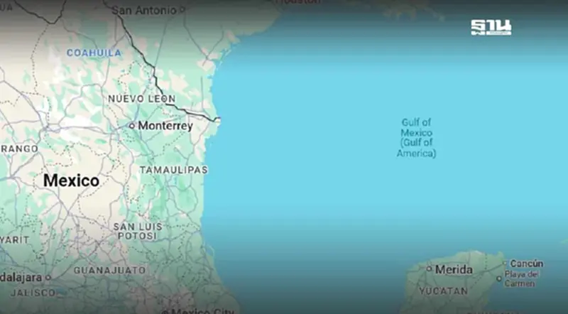 อ่าวเม็กซิโก กลายเป็น อ่าวอเมริกา บน Google Maps อ่าวเม็กซิโก กลายเป็น อ่าวอเมริกา บน Google Maps