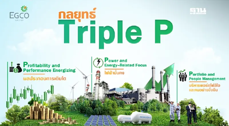 เอ็กโก ดันกลยุทธ์ “Triple P” ทุ่ม 3 หมื่นล้าน เปิดดีลเจรจาซื้อโรงไฟฟ้า 1,000 MW เอ็กโก ดันกลยุทธ์ “Triple P” ทุ่ม 3 หมื่นล้าน เปิดดีลเจรจาซื้อโรงไฟฟ้า 1,000 MW