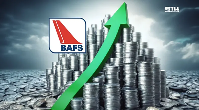 BAFS อวดผลงานปี 67 ทำกำไรครั้งแรกในรอบ 5 ปี แตะ 102.9 ล้าน ปันผลเพิ่ม 0.20 บาท BAFS อวดผลงานปี 67 ทำกำไรครั้งแรกในรอบ 5 ปี แตะ 102.9 ล้าน ปันผลเพิ่ม 0.20 บาท