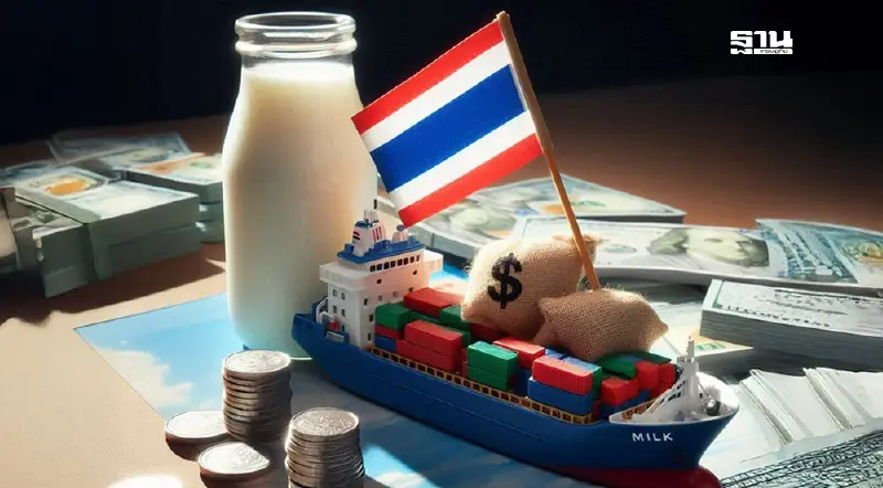 ไทยแชมป์ส่งออกนมอาเซียน โกยรายได้ 1.9 หมื่นล้าน