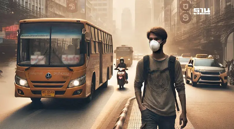 ศกพ. เตือน ฝุ่น PM2.5 มีแนวโน้มสูงเกินค่ามาตรฐาน  13-16 ก.พ. 68 กระทบสุขภาพ