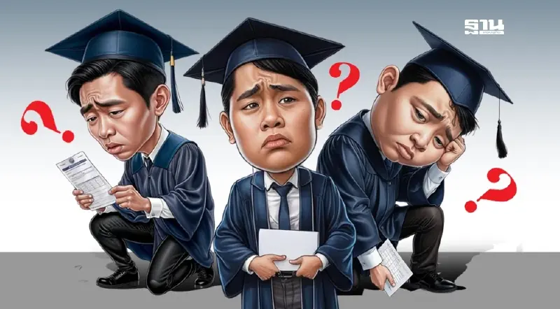 "เด็กจบใหม่" ตกงานพุ่ง ทะลุ 4 แสนคน  ระดับอุดมศึกษาสูงที่สุด