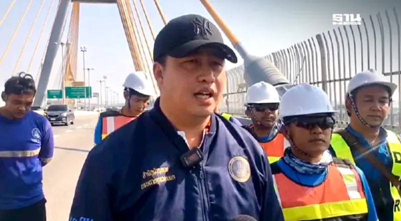 “ทางหลวงชนบท” ยืนกราน “สะพานภูมิพล” เปิดใช้งานปกติ สลิงไม่ได้ขาด “ทางหลวงชนบท” ยืนกราน “สะพานภูมิพล” เปิดใช้งานปกติ สลิงไม่ได้ขาด
