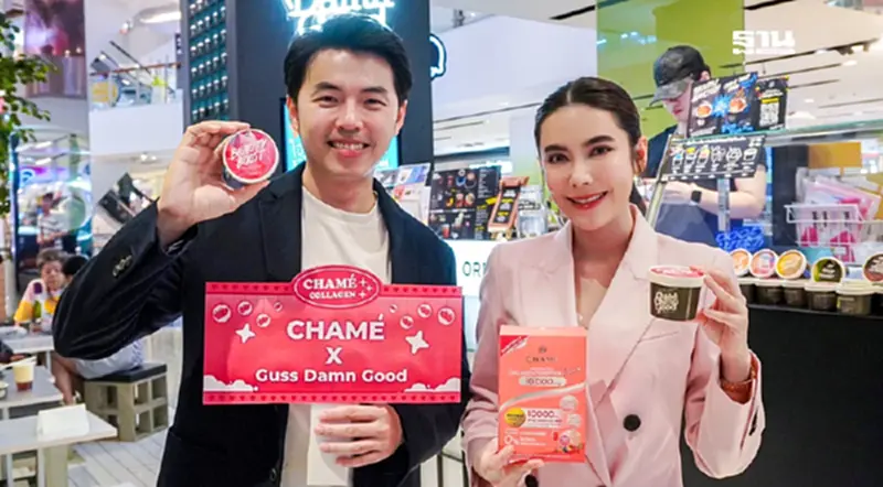 ‘ชาเม่’ จับมือ ‘กัสส์ แดมน์ กู๊ด’ ผุด ไอศกรีมคอลลาเจน เจาะคนรักสุขภาพ ‘ชาเม่’ จับมือ ‘กัสส์ แดมน์ กู๊ด’ ผุด ไอศกรีมคอลลาเจน เจาะคนรักสุขภาพ