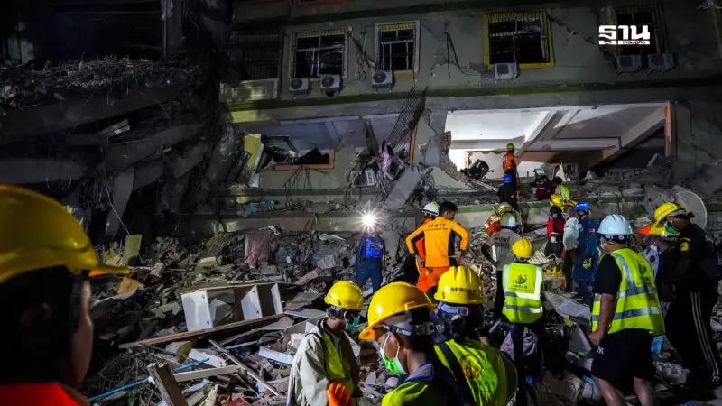 อัปเดตยอดผู้เสียชีวิตเหตุแผ่นดินไหวในเมียนมาพุ่ง 1,700 ราย