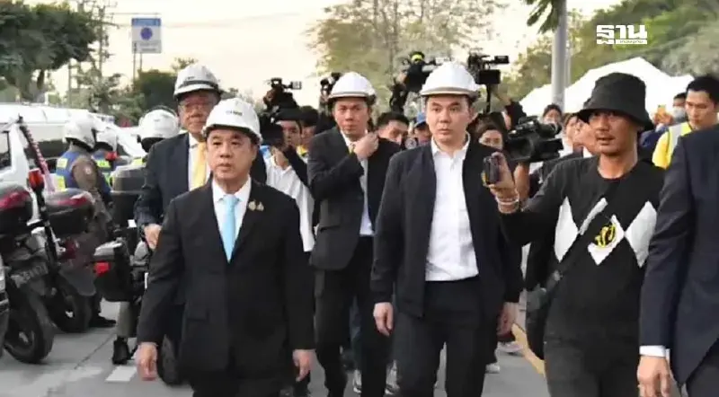 "สุริยะ" สั่ง รฟท.ตรวจสอบ หลังตึกสตง.ถล่ม เหตุแผ่นดินไหว