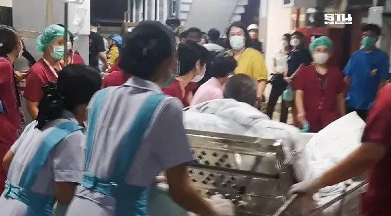 ด่วน! ไฟไหม้โรงพยาบาลรามาธิบดี อาคาร 9 ชั้น เร่งอพยพผู้ป่วย