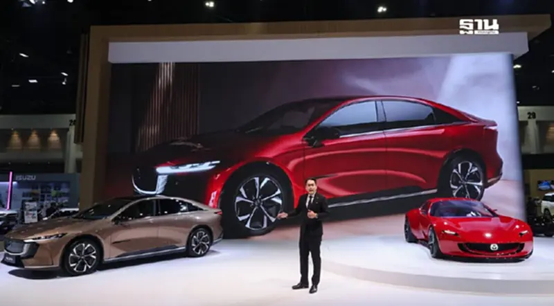 มาสด้า อวดโฉมรถต้นแบบ Mazda Iconic SP รถยนต์ไฟฟ้า Mazda6e มาสด้า อวดโฉมรถต้นแบบ Mazda Iconic SP รถยนต์ไฟฟ้า Mazda6e