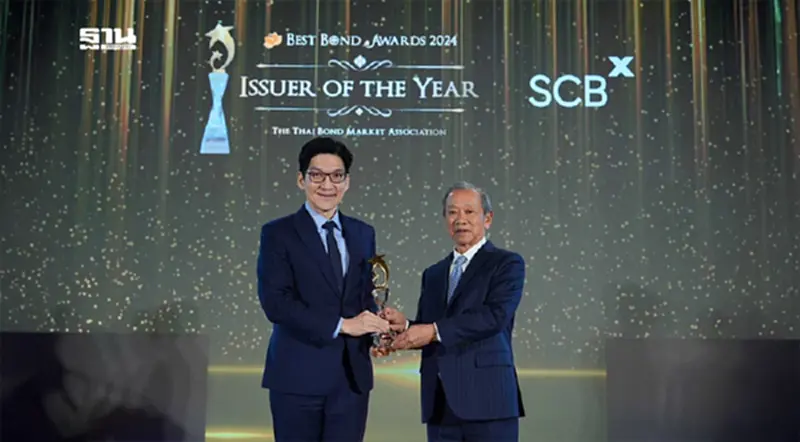 SCBX คว้ารางวัล Issuer of The Year จาก ThaiBMA 2024 SCBX คว้ารางวัล Issuer of The Year จาก ThaiBMA 2024