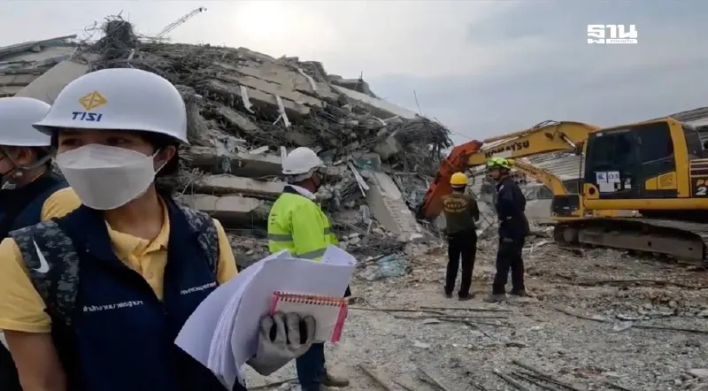 กระทรวงอุตฯเตรียมตรวจเหล็กเส้นตึก สตง. ถล่มรอบ 2 พรุ่งนี้